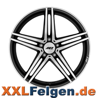 AEZ Portofino dark Alufelgen in schwarz - poliert