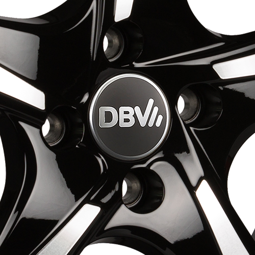 DBV 5SP 001 DARK Felgen in schwarz silber