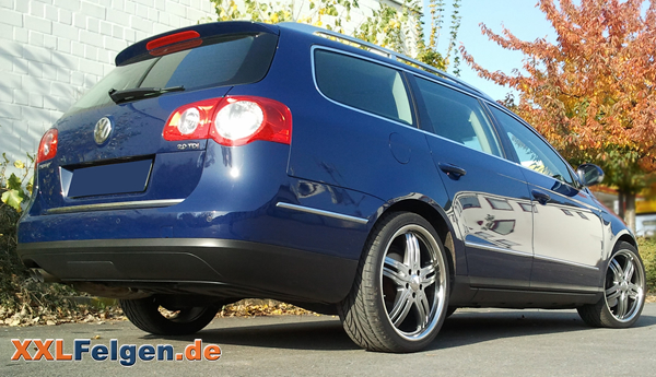 Tiefbettfelgen DBV Costano 19 Zoll für VW Passat 3C