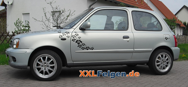 Nissan Micra + DBV Australia 15 Zoll Felgen