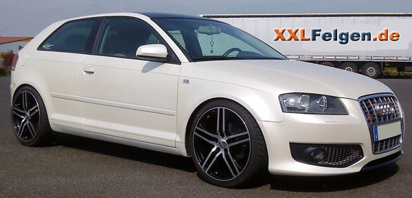 Audi A3 mit DBV S-Mauritius Felgen in 19 Zoll Audi A3 mit DBV S-Mauritius Felgen in 19 Zoll