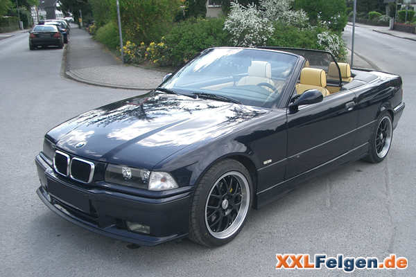 BMW 3er + Rial Nogaro schwarz 17 Zoll Felgen