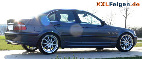 19 Zoll DBV Felgen Australia auf dem BMW E46 19 Zoll DBV Felgen Australia auf dem BMW E46