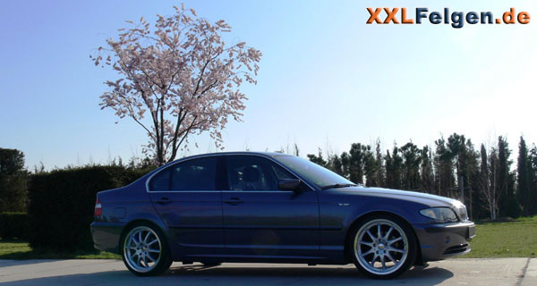 3er BMW E46 mit DBV Australia 19 Zoll Felgen 3er BMW E46 mit DBV Australia 19 Zoll Felgen