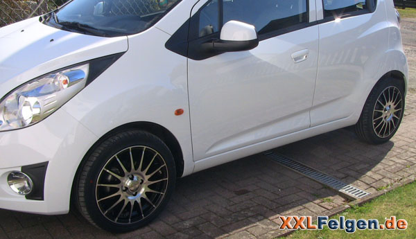 Chevrolet Spark 16 Zoll Felgen DBV Florida black Chevrolet Spark 16 Zoll Felgen DBV Florida black