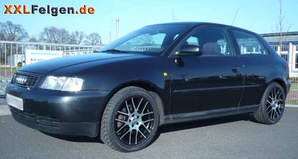Audi A3 8L + DBV Arizona black Felgen 17 Zoll