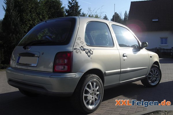 Nissan Micra Felgen mit Reifen