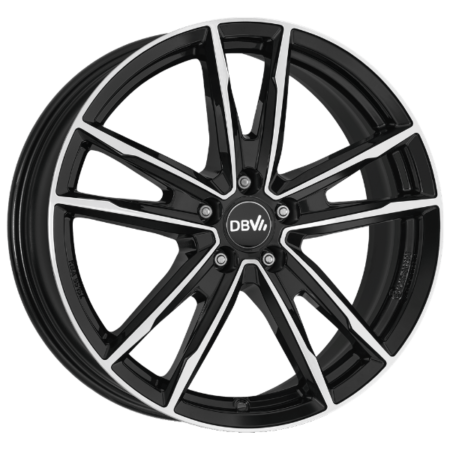 DBV Florida KF dark schwarz glänzend, front poliert